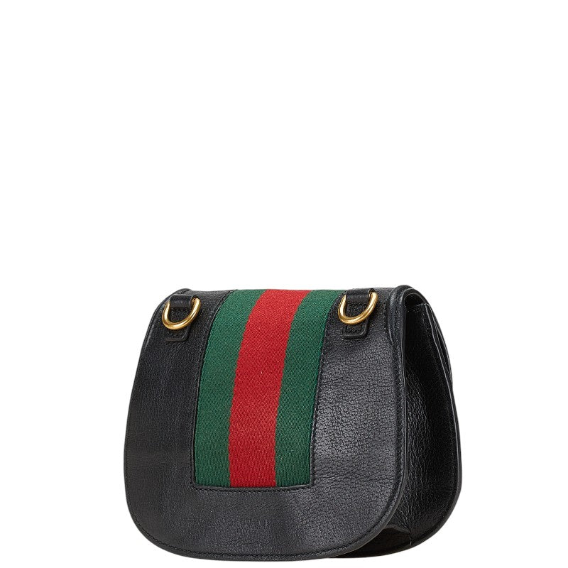 Gucci Totem Butterfly Shearling Leather Shoulder Bag - Image 11