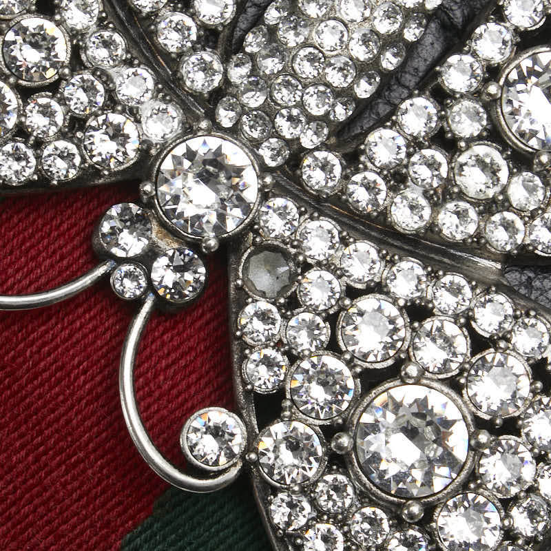 Gucci Totem Butterfly Shearling Leather Shoulder Bag - Image 13