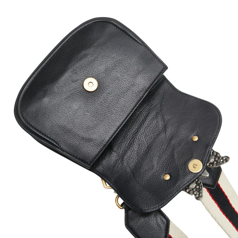 Gucci Totem Butterfly Shearling Leather Shoulder Bag - Image 18