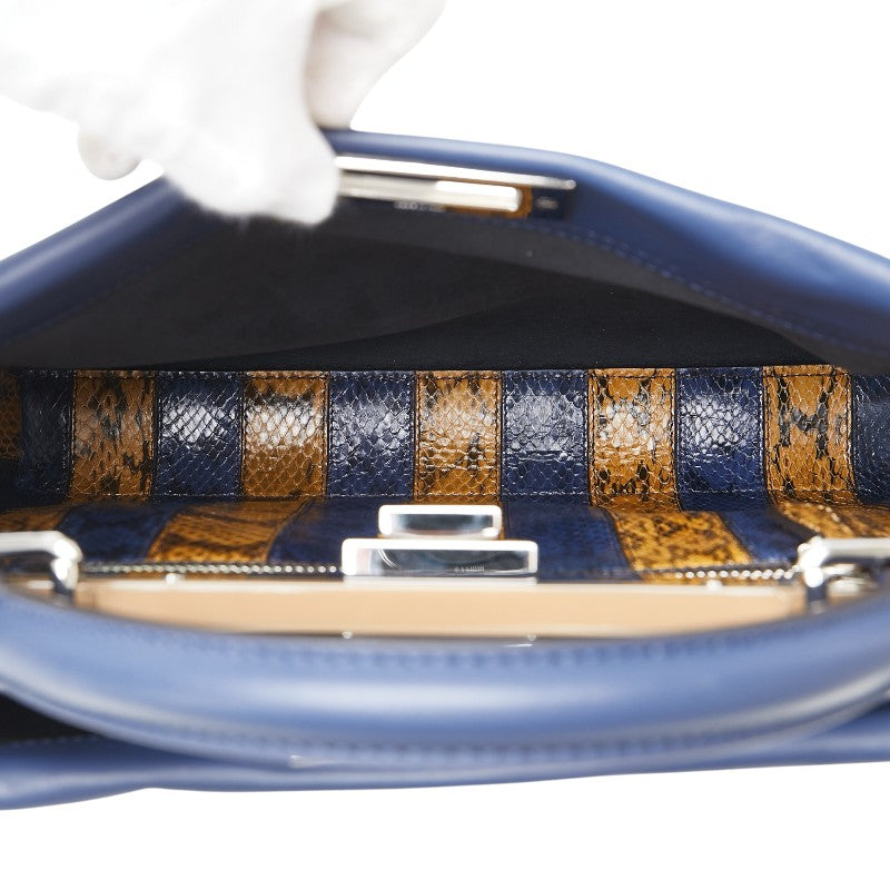 Fendi Peekaboo Leather Python 2way bag - Image 13