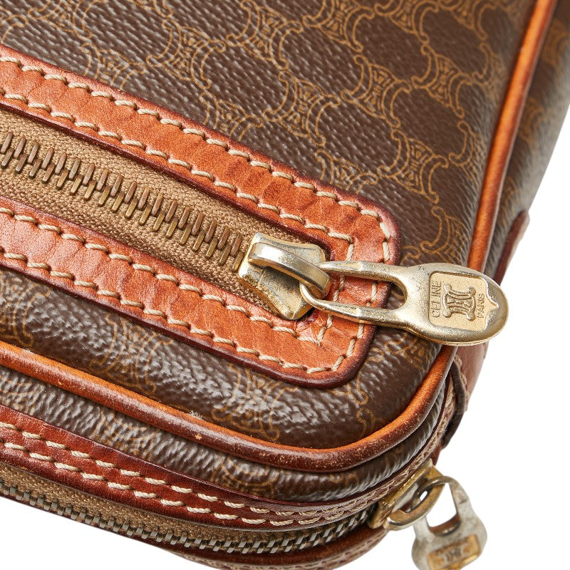 Celine Macadam PVC Leather Clutch Bag - Image 13