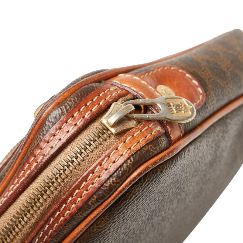 Celine Macadam PVC Leather Clutch Bag - Image 14