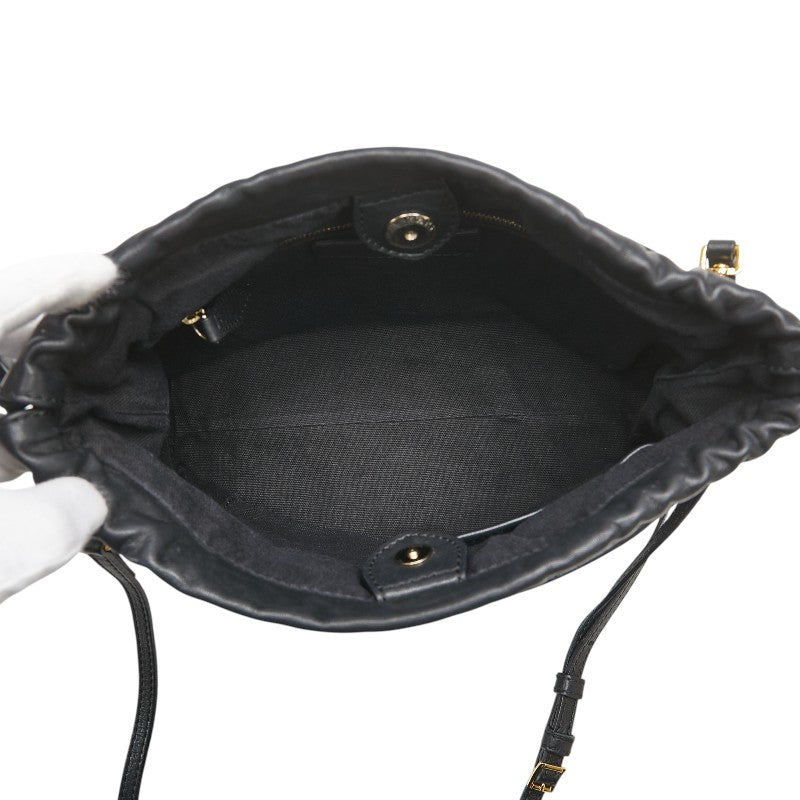 Burberry Nova Check Leather Canvas Shoulder Bag - Image 12