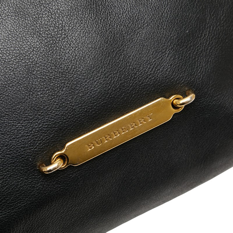 Burberry Nova Check Leather Canvas Shoulder Bag - Image 13