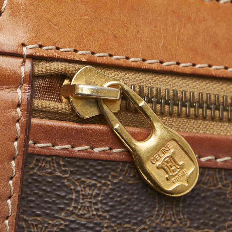 Celine Macadam PVC Leather Clutch Bag - Image 17