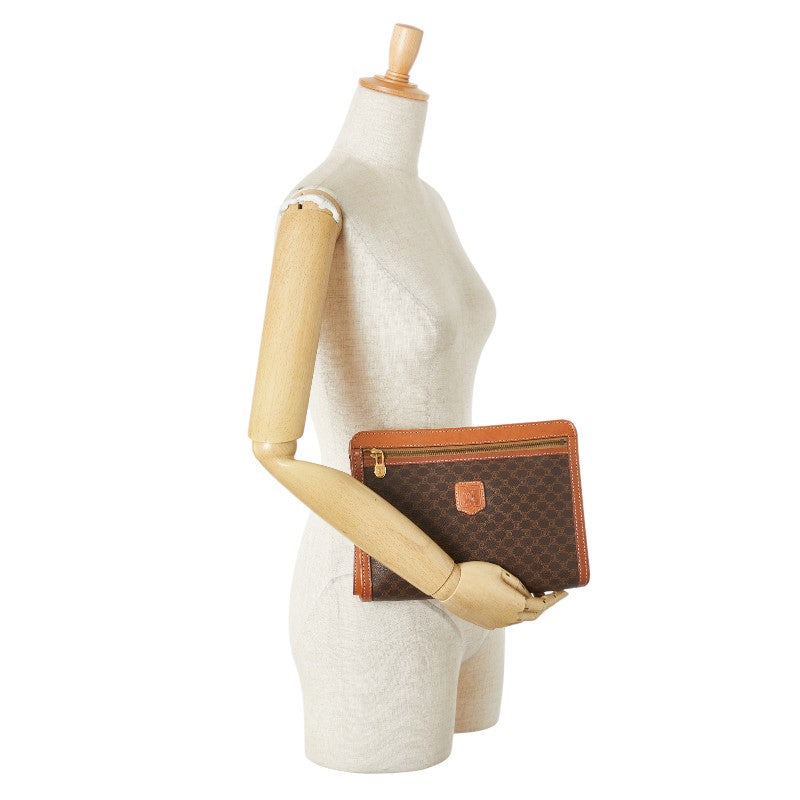 Celine Macadam PVC Leather Clutch Bag - Image 22