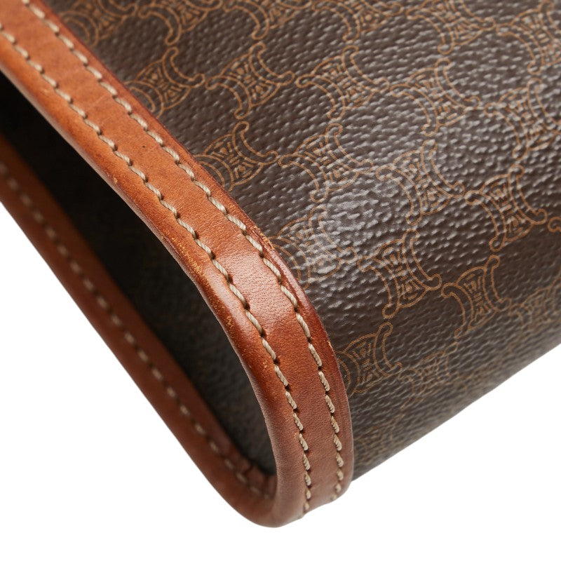 Celine Macadam PVC Leather Clutch Bag - Image 25