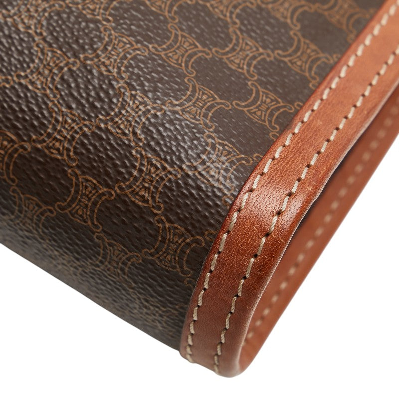 Celine Macadam PVC Leather Clutch Bag - Image 26