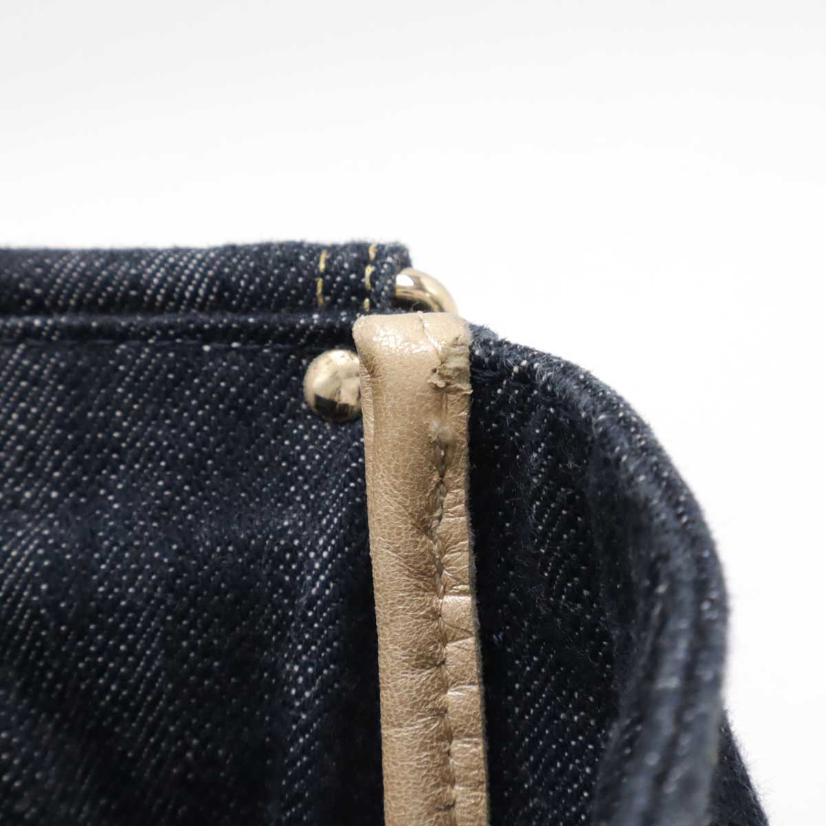 Chanel Sparkling Denim Coco Mark 2way Shoulder Bag A31987 - Image 7