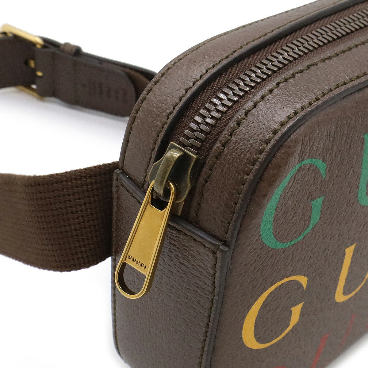 Gucci Leather Logo 100th Anniversary Limited 2way Belt Bag 602695 - Image 4