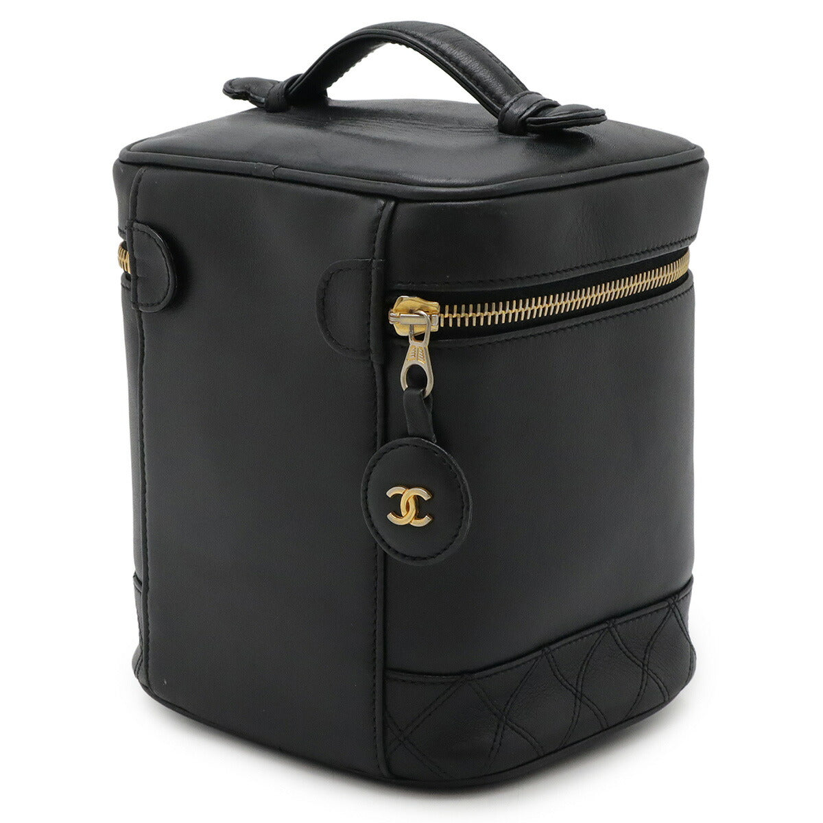 Chanel Bicolore Leather Vanity Bag - Image 2