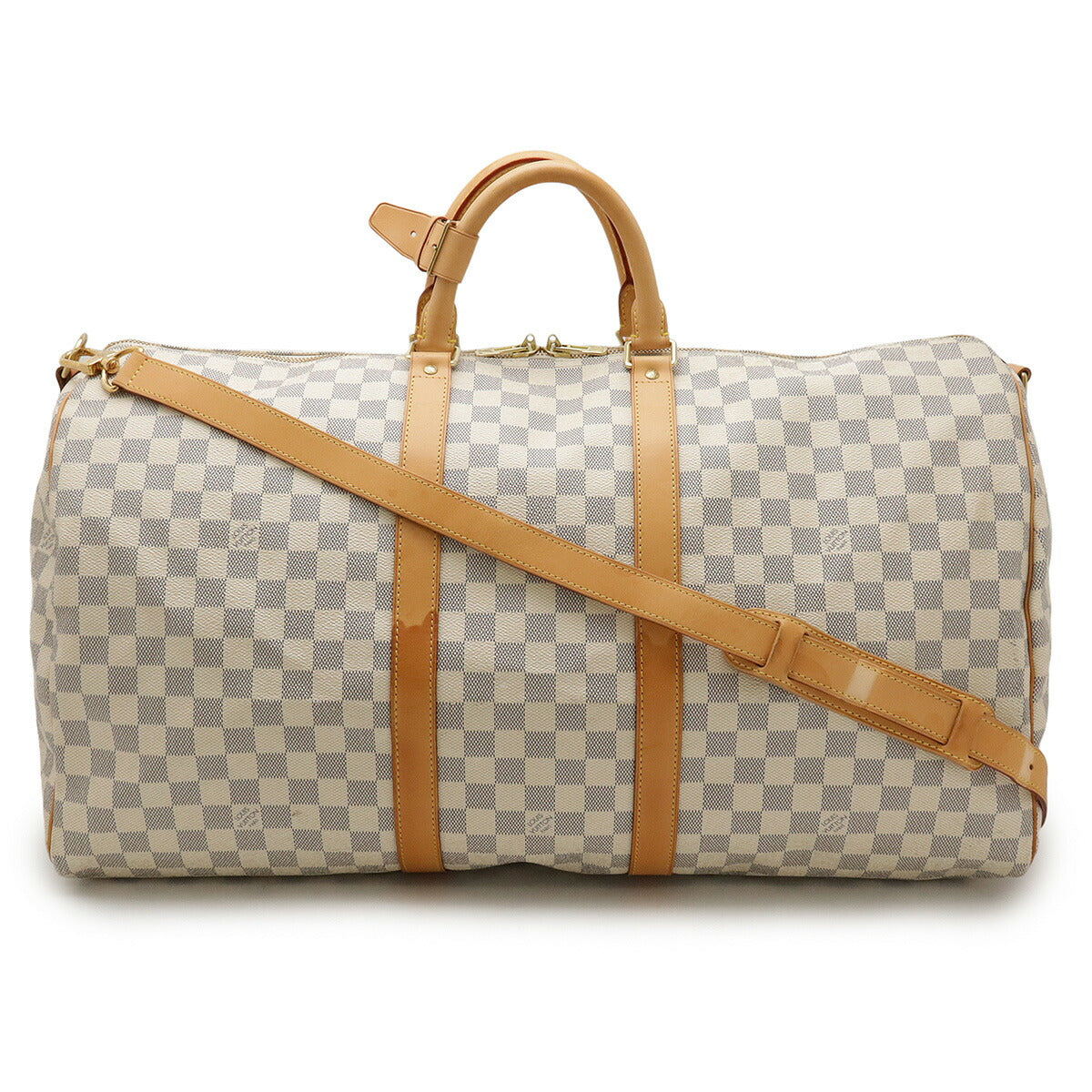 Louis Vuitton Keepall Bandouliere Damier Azur 2way Boston Bag