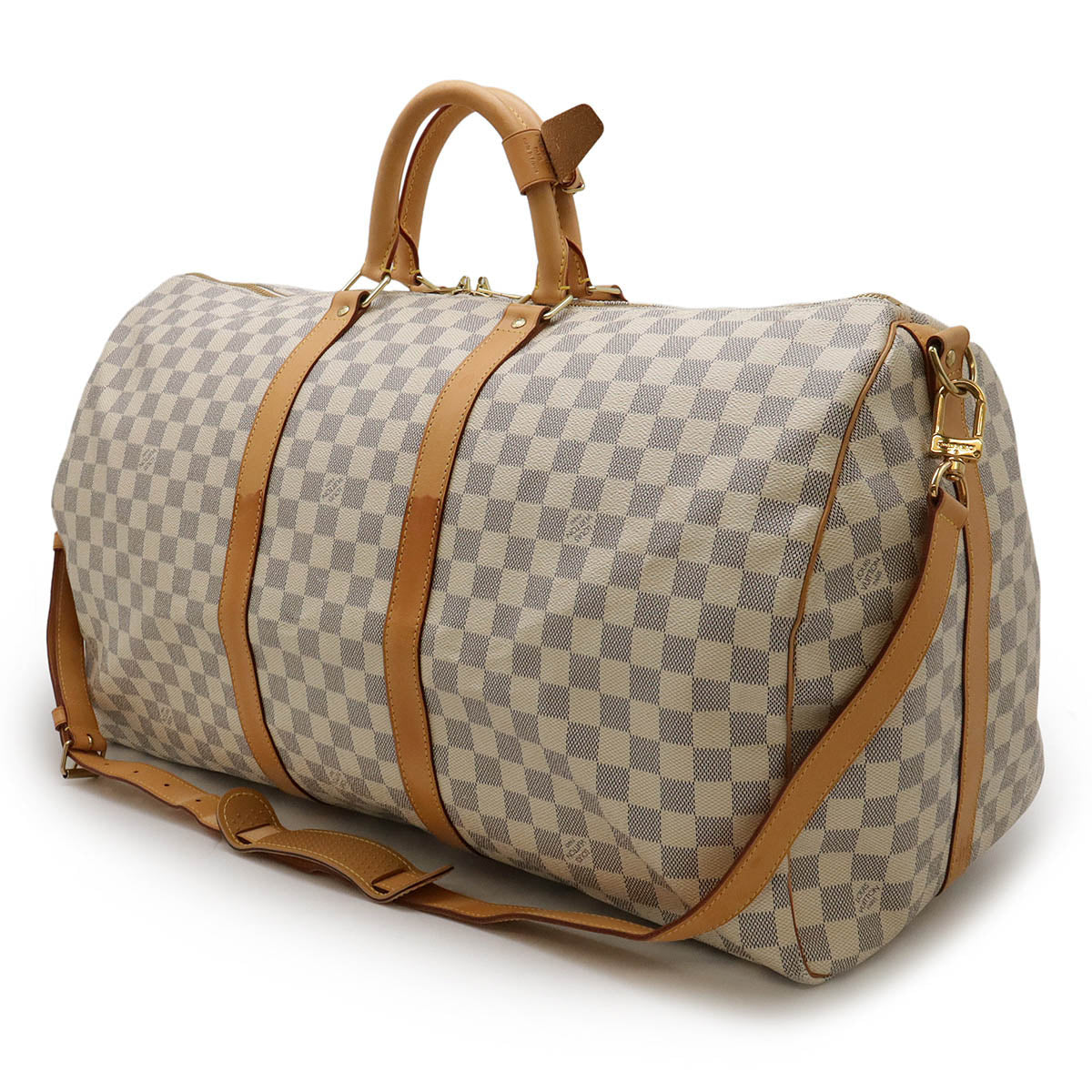 Louis Vuitton Keepall Bandouliere Damier Azur 2way Boston Bag - Image 2