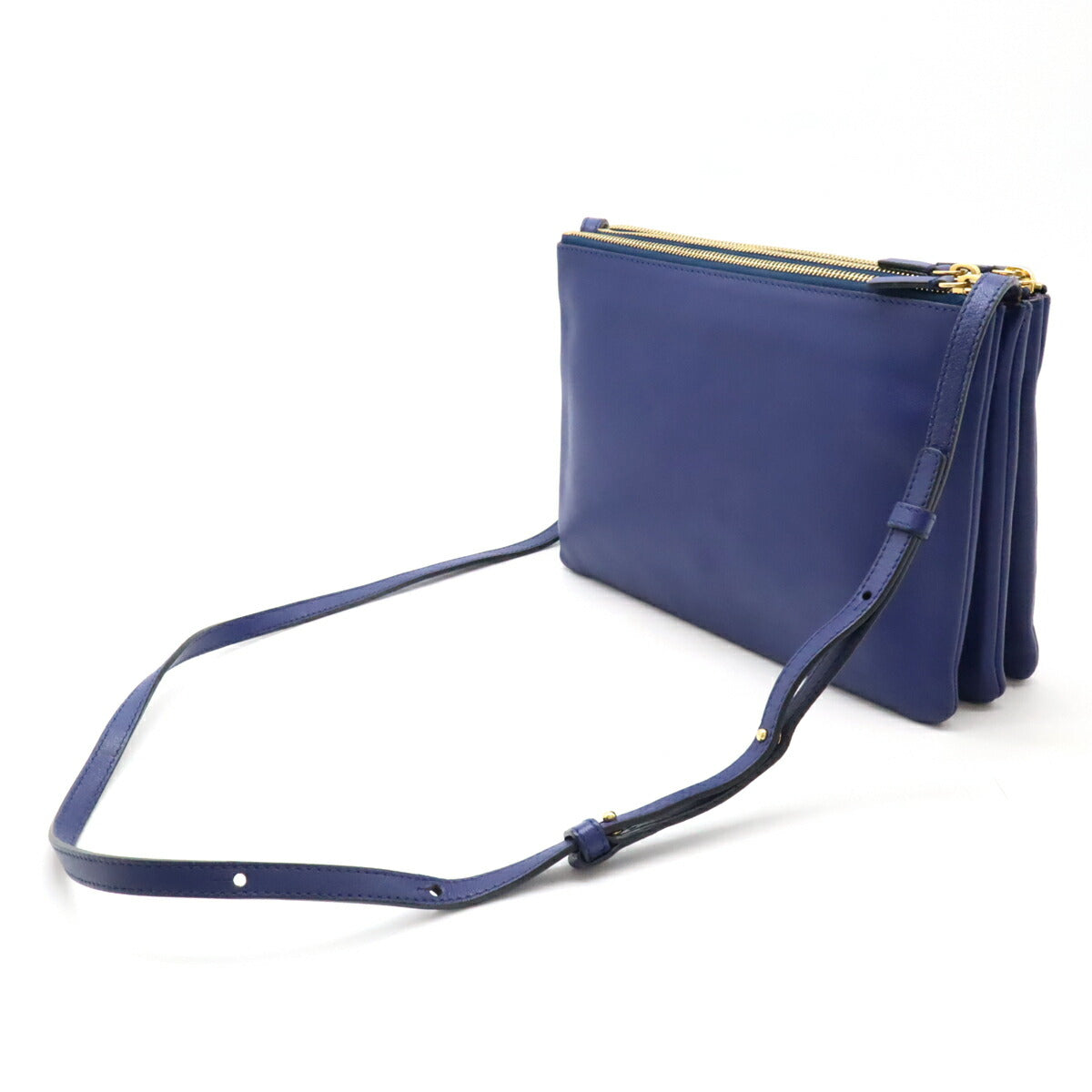 Celine Trio Leather Shoulder Bag - Image 2