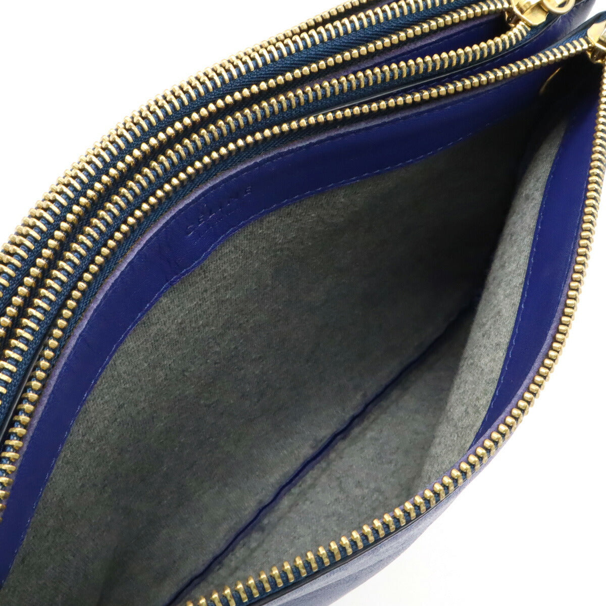 Celine Trio Leather Shoulder Bag - Image 5