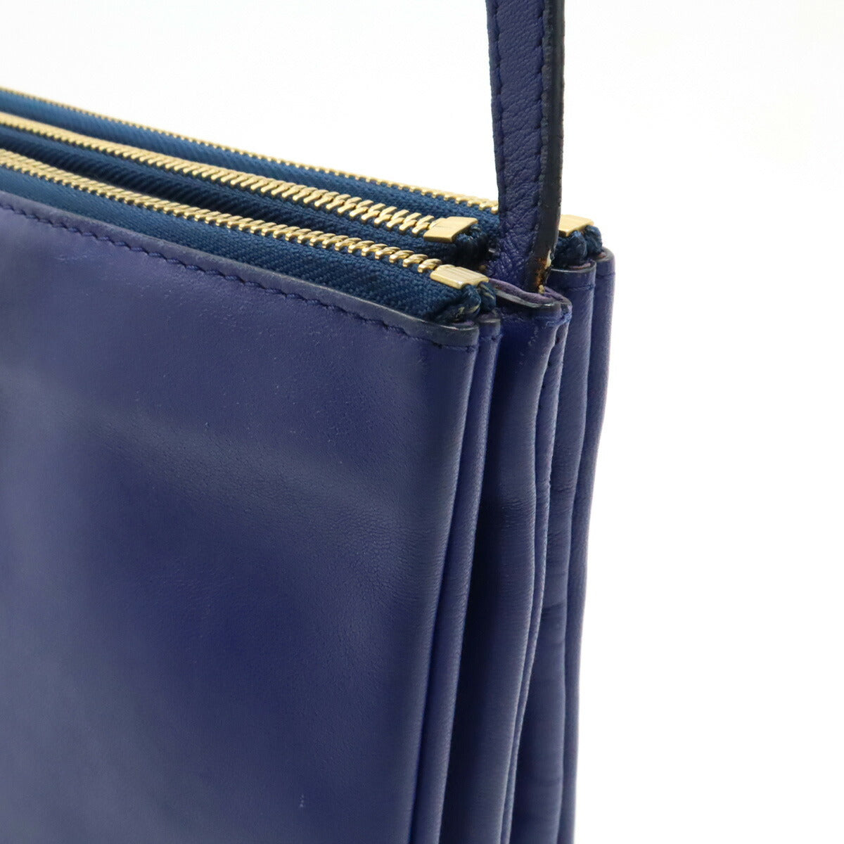 Celine Trio Leather Shoulder Bag - Image 6