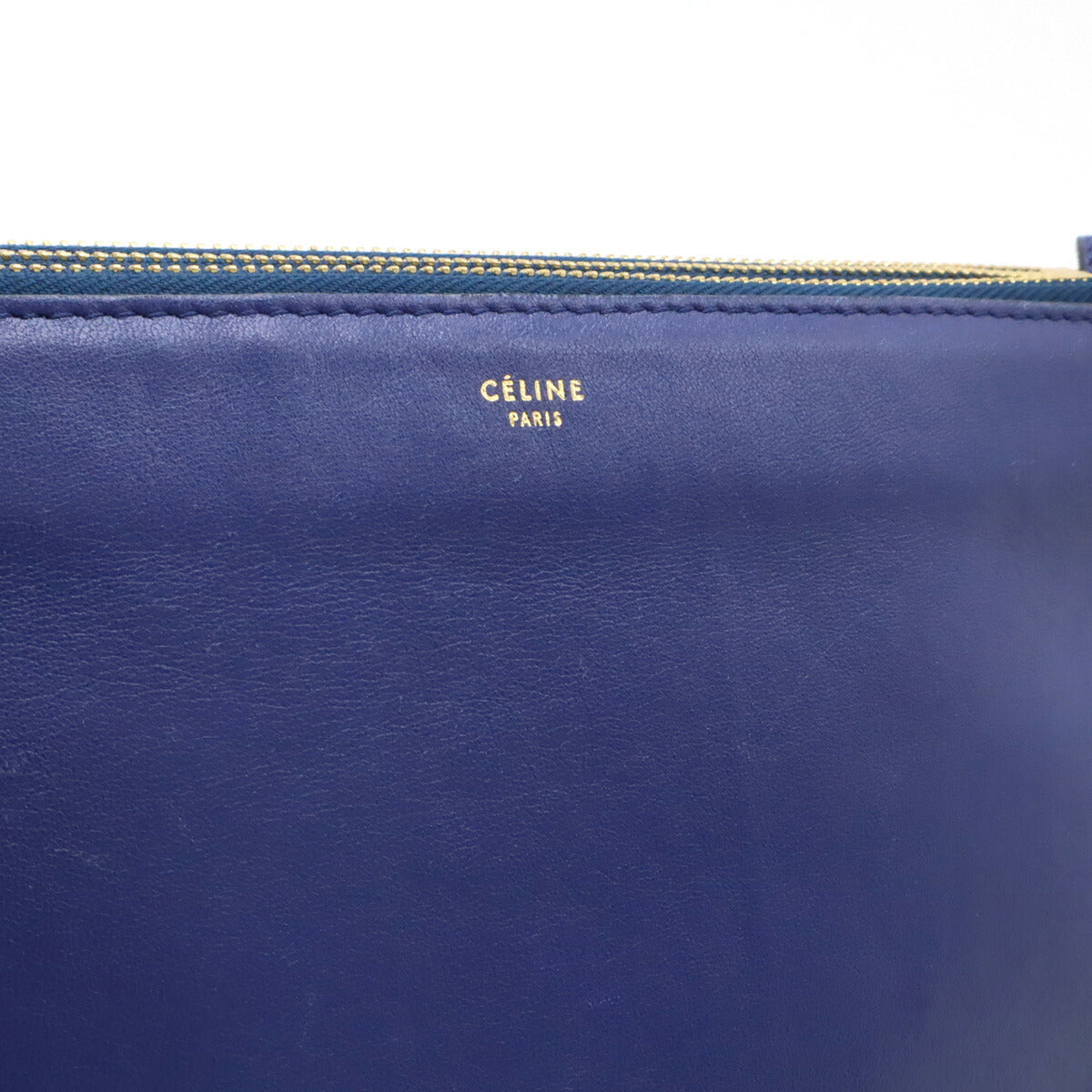 Celine Trio Leather Shoulder Bag - Image 9
