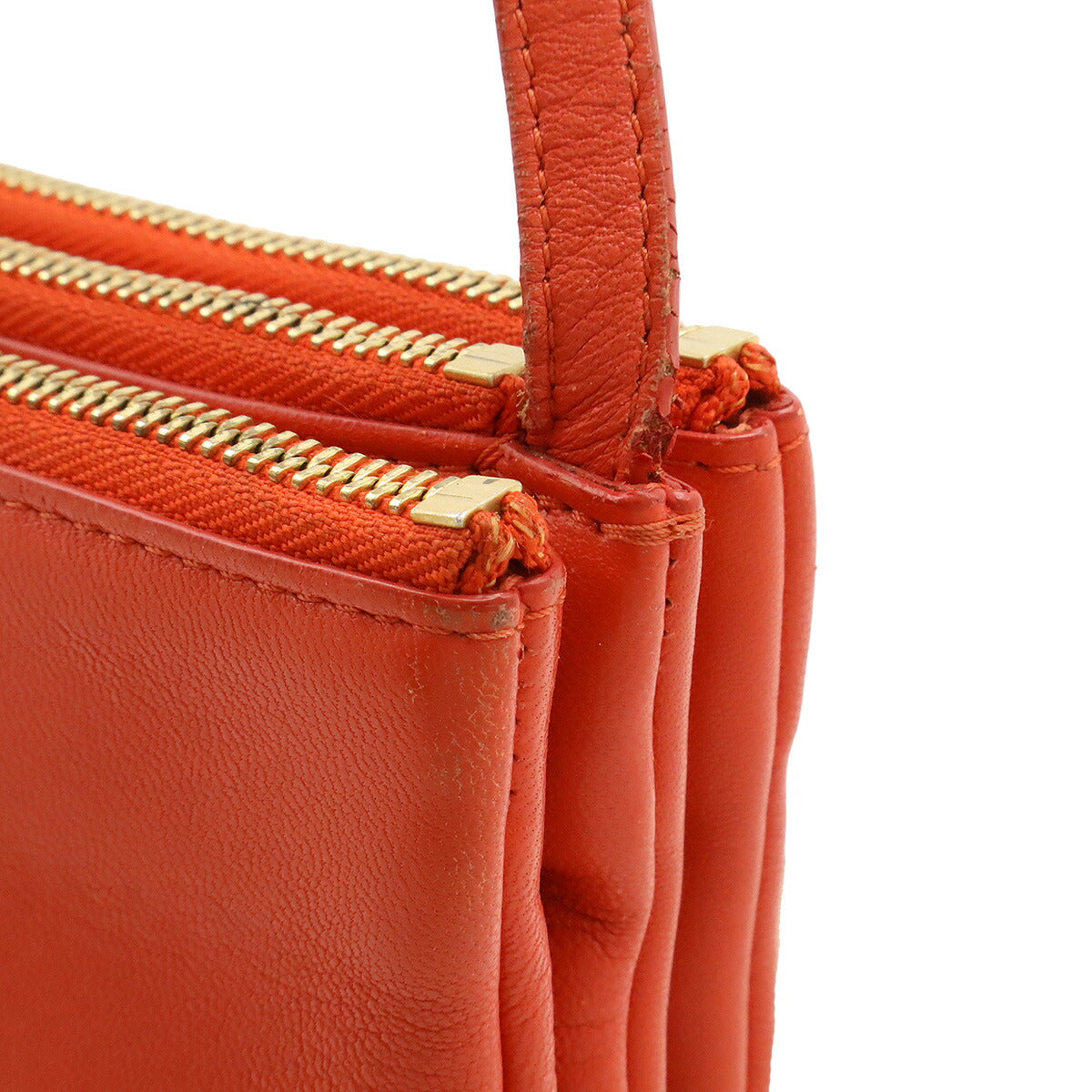 Celine Trio Leather Shoulder Bag - Image 13