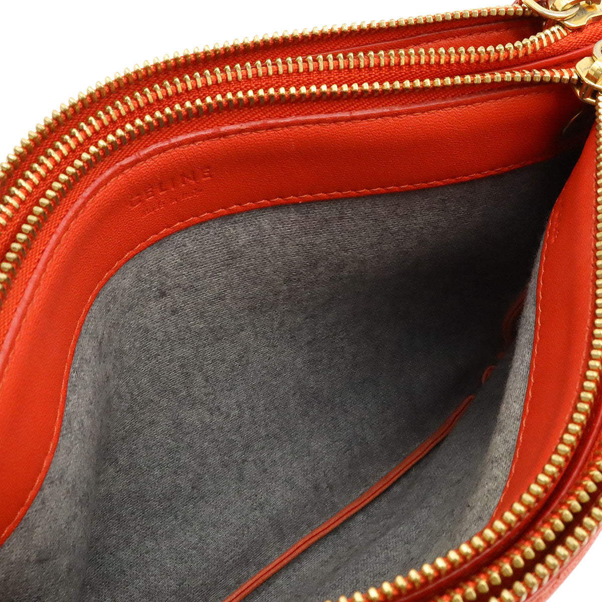 Celine Trio Leather Shoulder Bag - Image 16