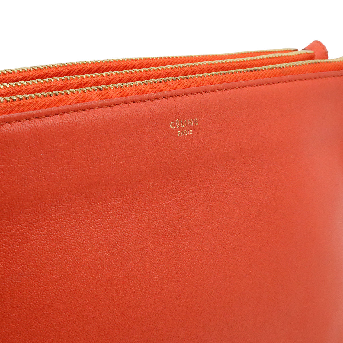 Celine Trio Leather Shoulder Bag - Image 17