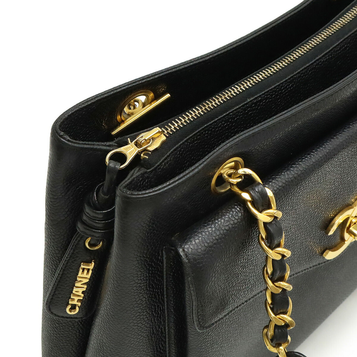 Chanel Coco Mark Caviar 2way Shoulder Bag - Image 5