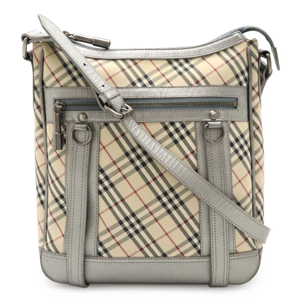 Burberry Nova Check Canvas Shoulder Bag