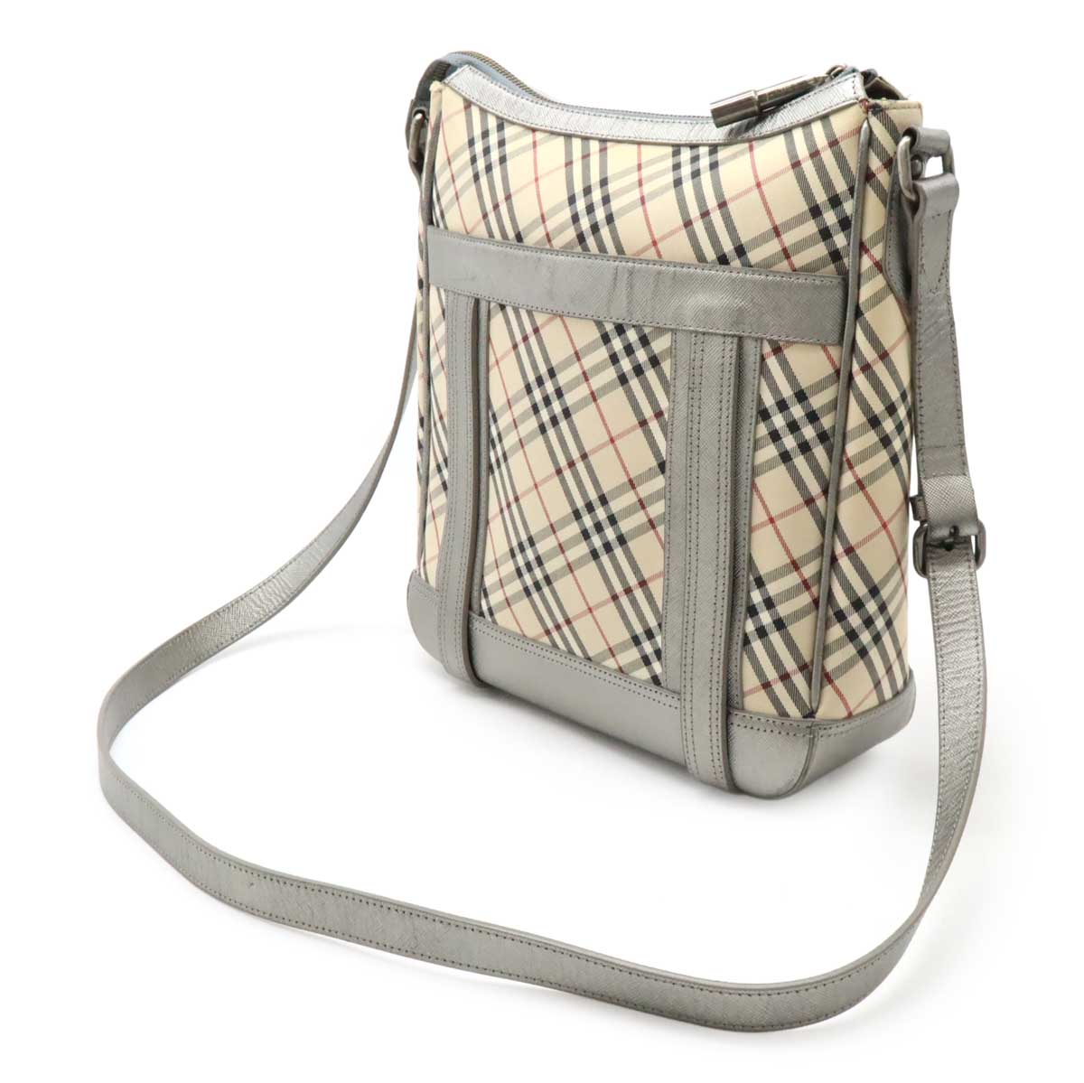 Burberry Nova Check Canvas Shoulder Bag - Image 2