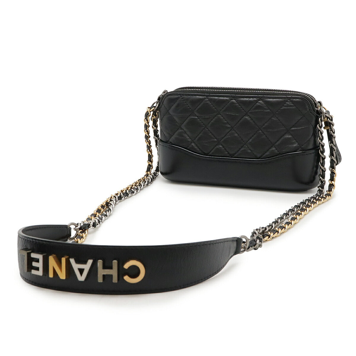 Chanel Gabrielle de Chanel Aged Calfskin Chain Shoulder Bag - Image 2