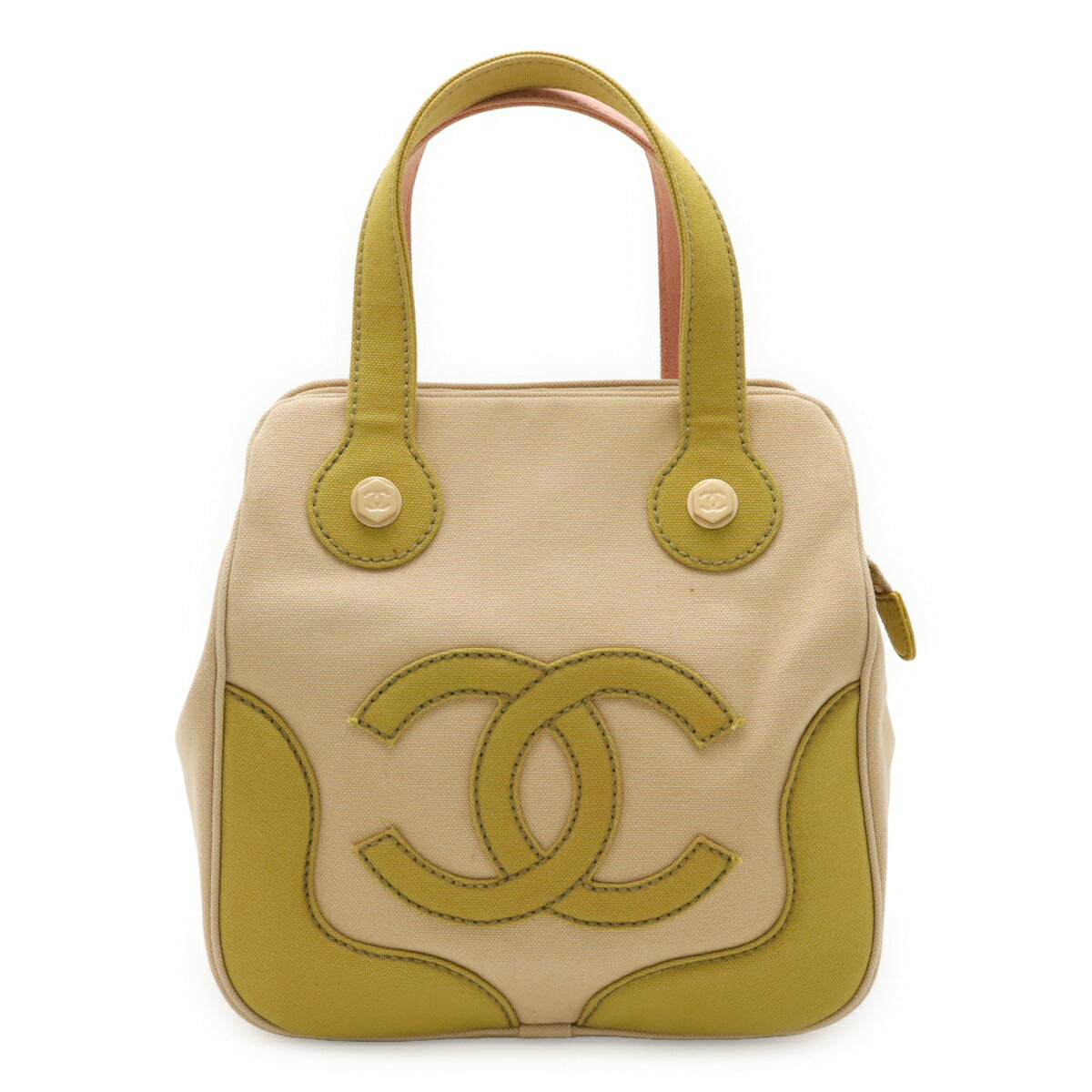 Chanel Coco Mark Canvas Tote Bag