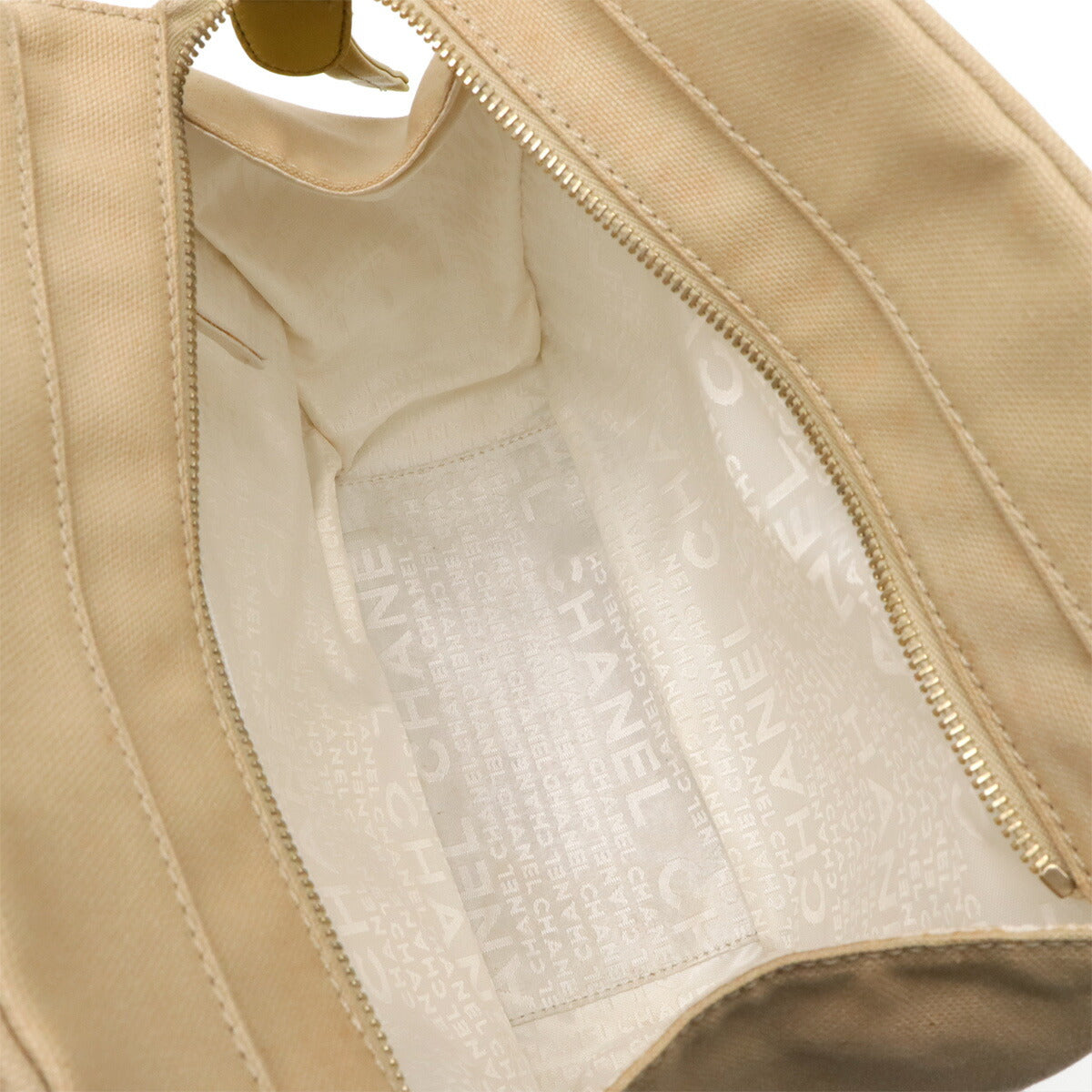 Chanel Coco Mark Canvas Tote Bag - Image 6