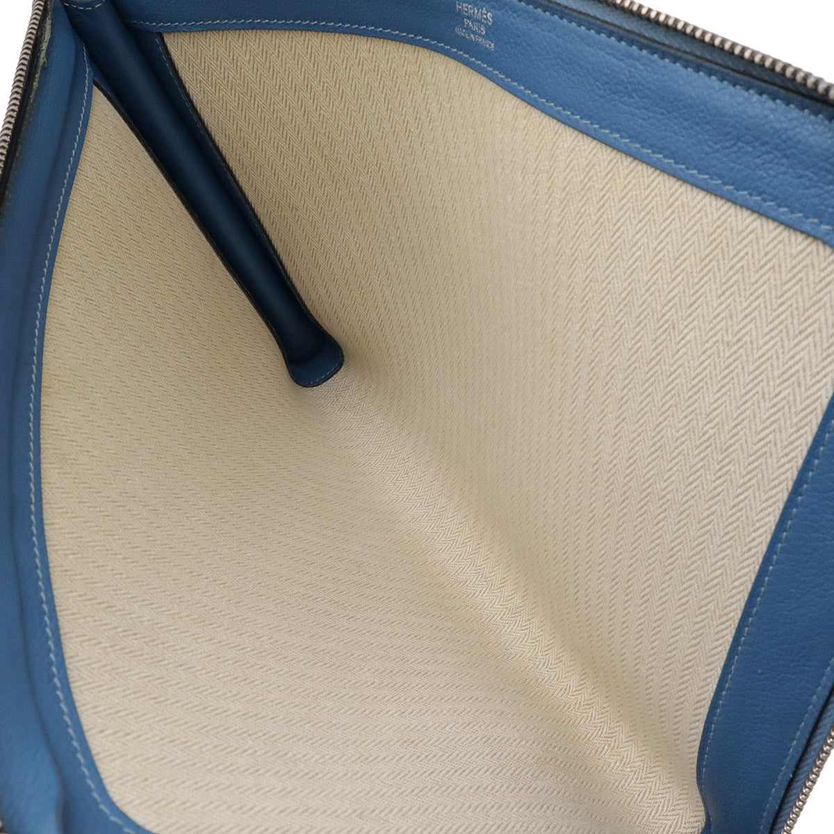 Hermes Evercolor Leather Clutch Bag - Image 6