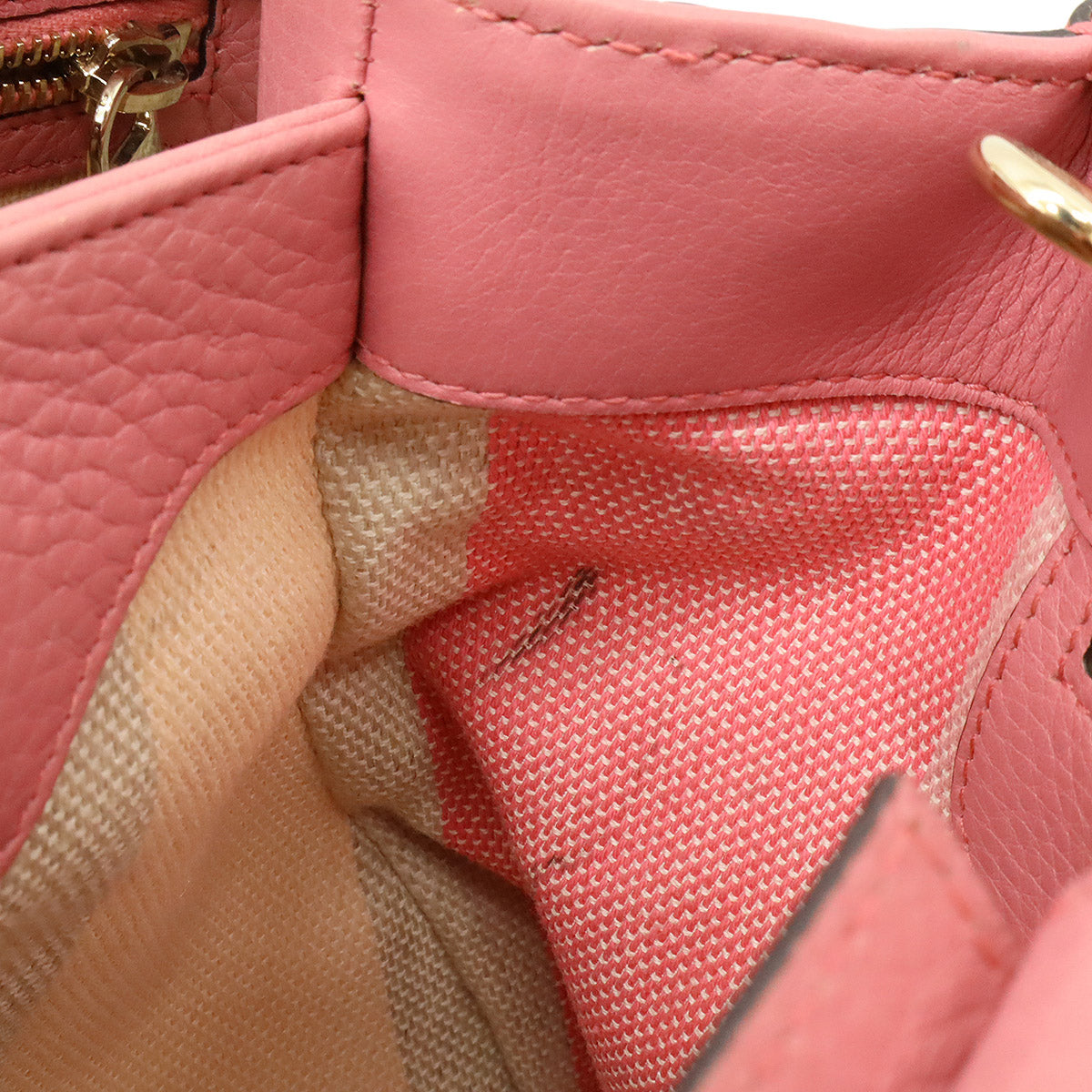 Gucci Bamboo Small Shopper Straw Leather 2way Handbag - Image 7