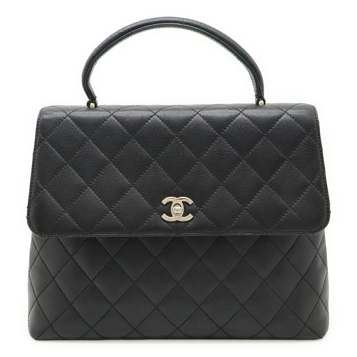 Chanel Matelasse Caviar Leather Handbag - Image 10