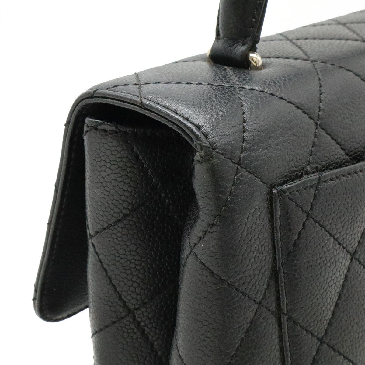 Chanel Matelasse Caviar Leather Handbag - Image 14