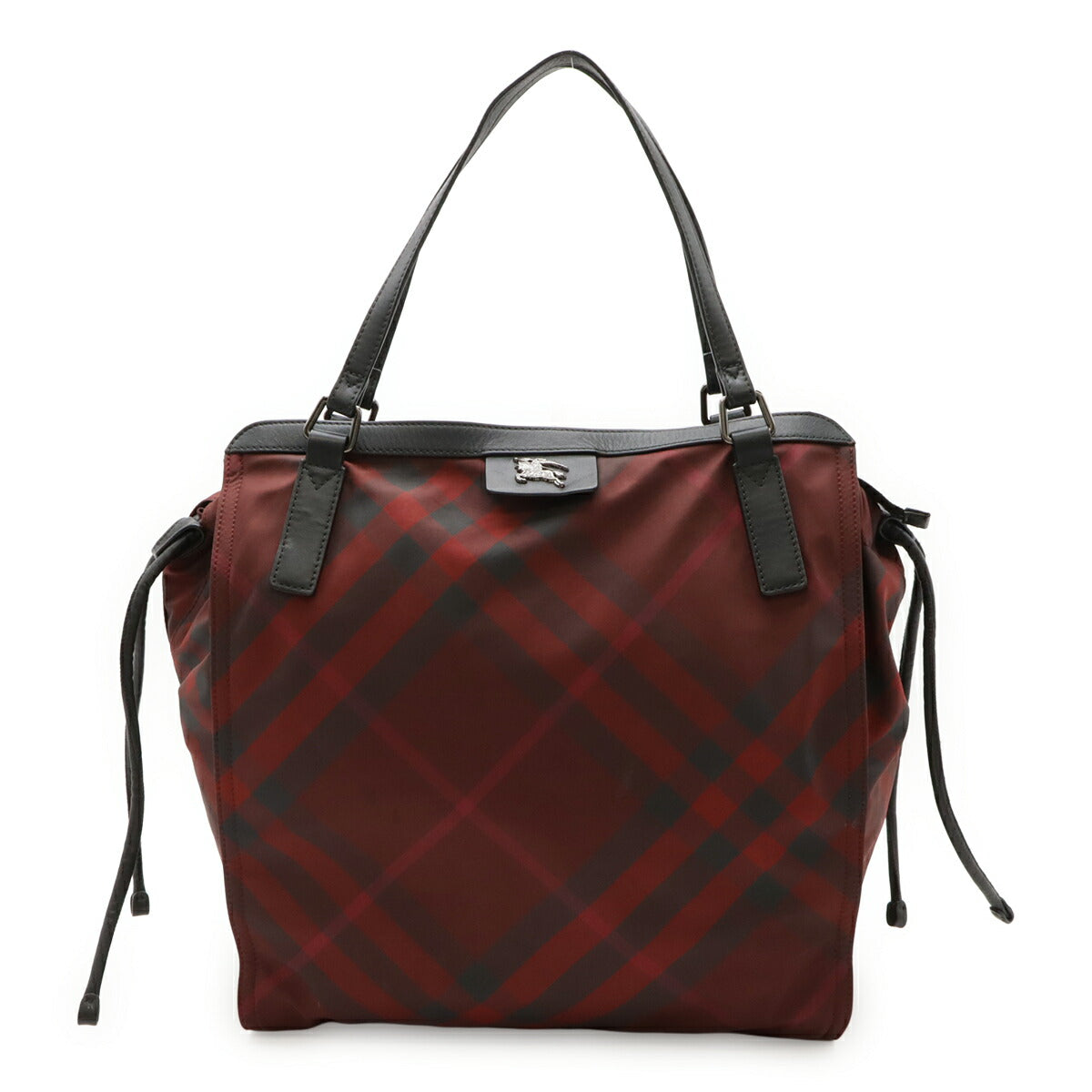 Burberry Nylon Leather Tote Bag