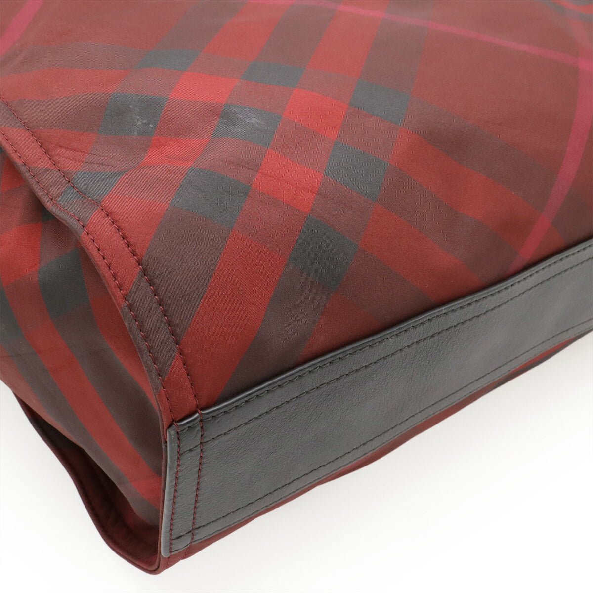Burberry Nylon Leather Tote Bag - Image 3