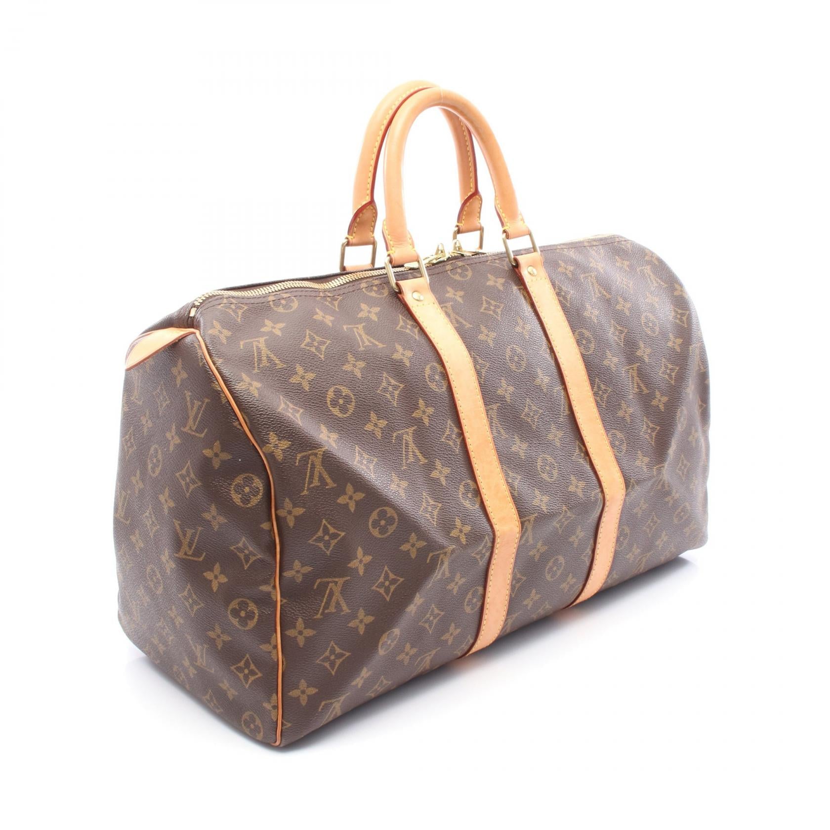 Louis Vuitton Keepall 45 Monogram Coated Canvas Boston Bag - Image 3