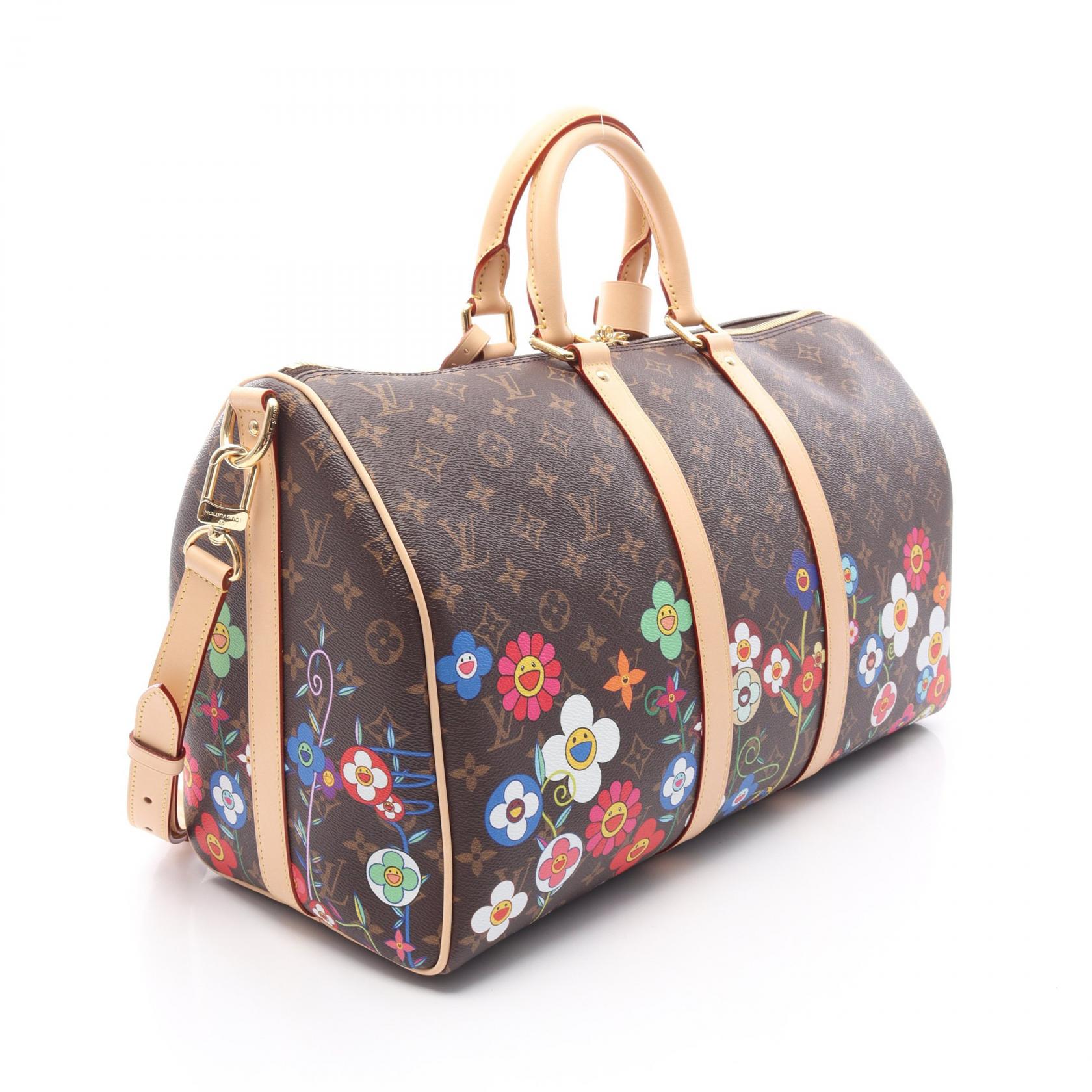 Louis Vuitton Keepall Bandouliere 45 Monogram Coated Canvas Boston Bag - Image 2
