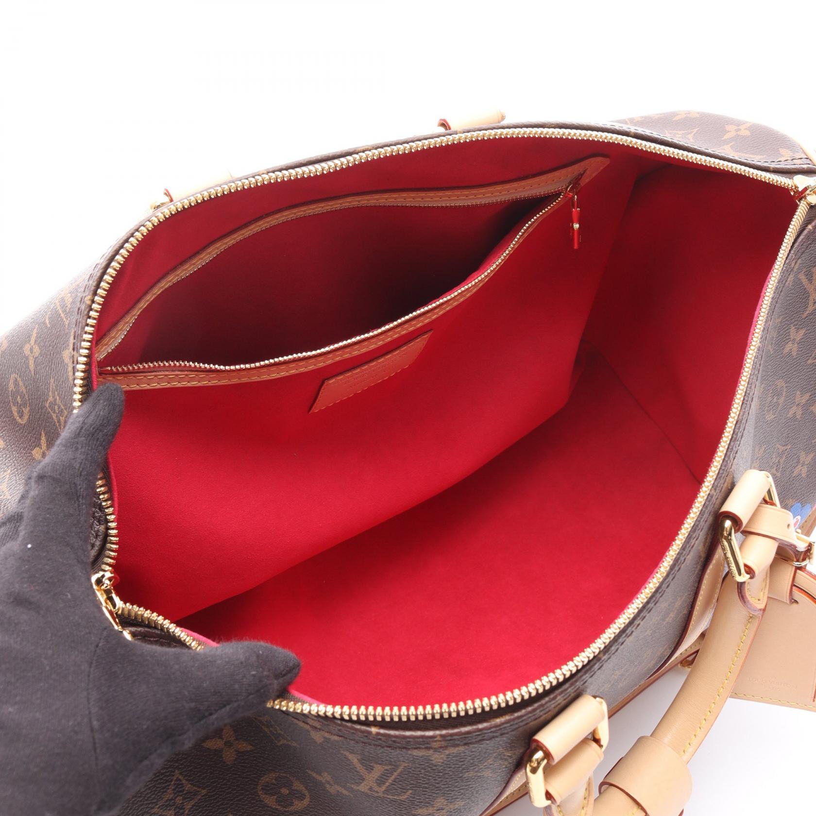 Louis Vuitton Keepall Bandouliere 45 Monogram Coated Canvas Boston Bag - Image 3