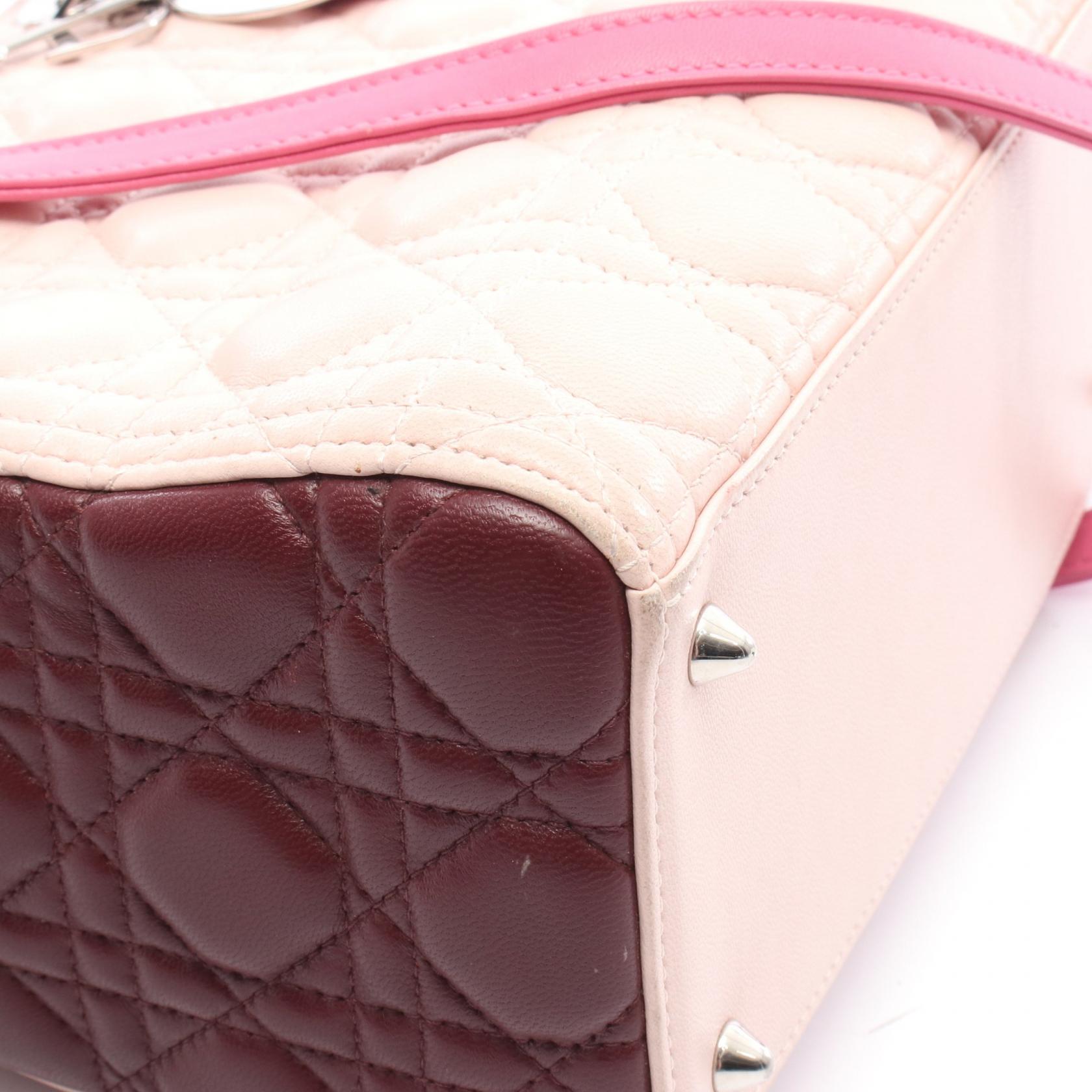 Dior LADY DIOR Leather Handbag - Image 7