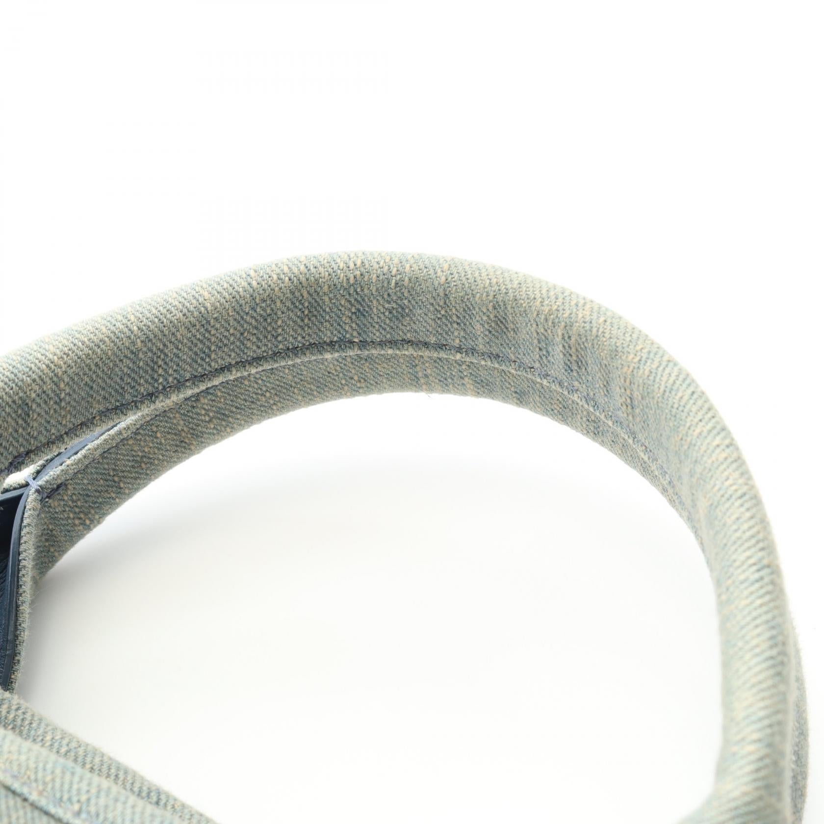 Chanel Deauville Denim Tote Bag - Image 9