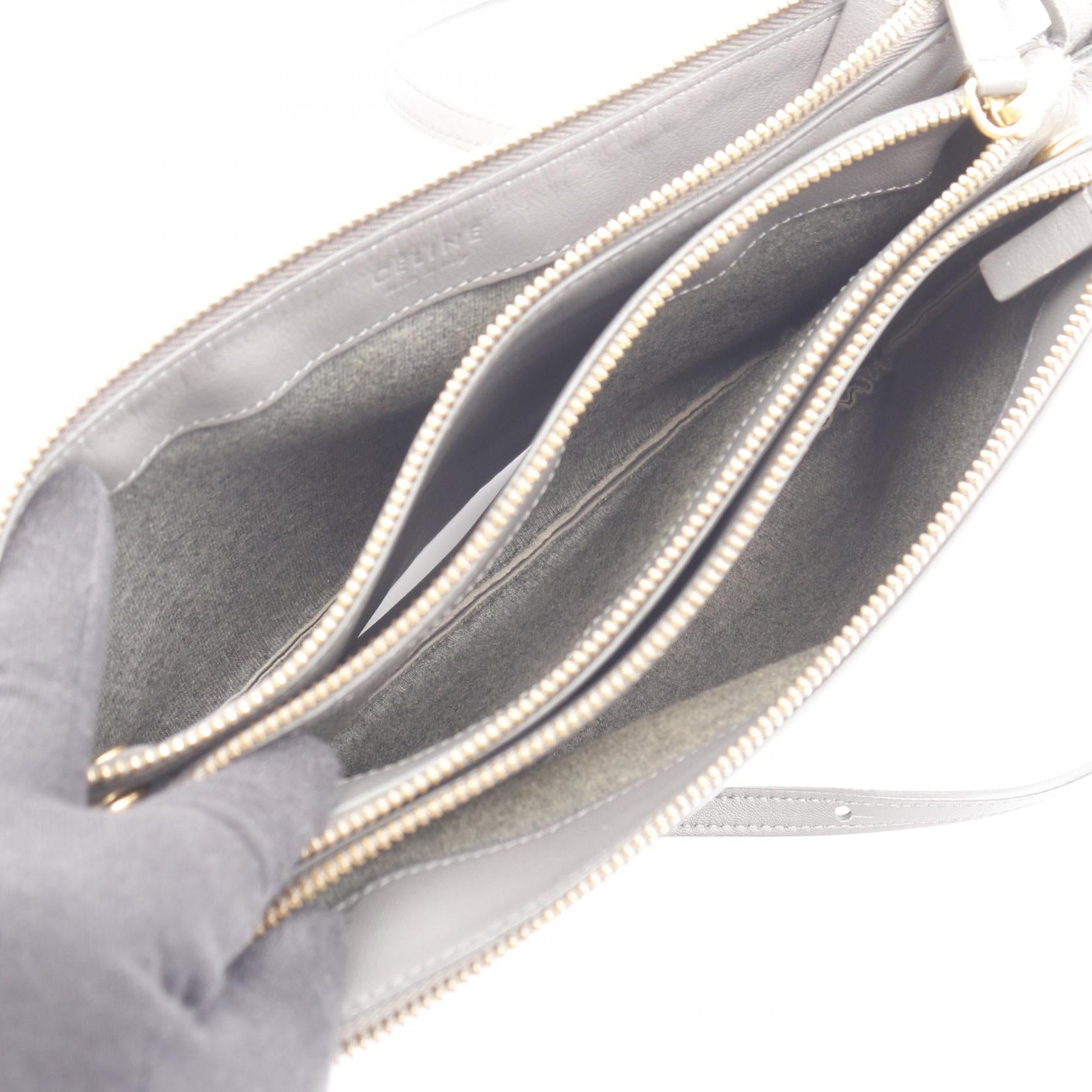 Celine TRIO LARGE Leather Shoulder Bag - Image 3