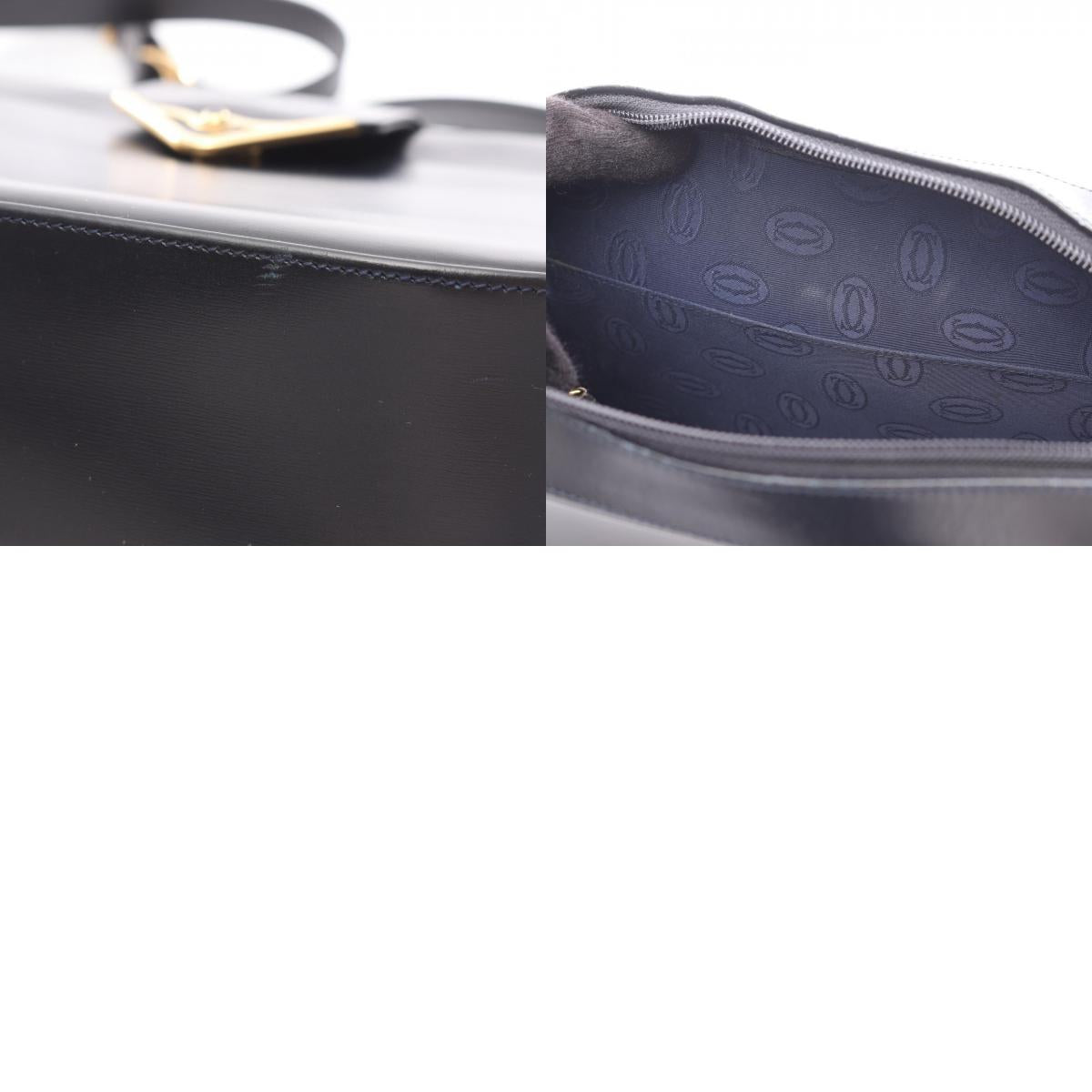 Cartier Sapphire Line Leather Shoulder Bag - Image 2