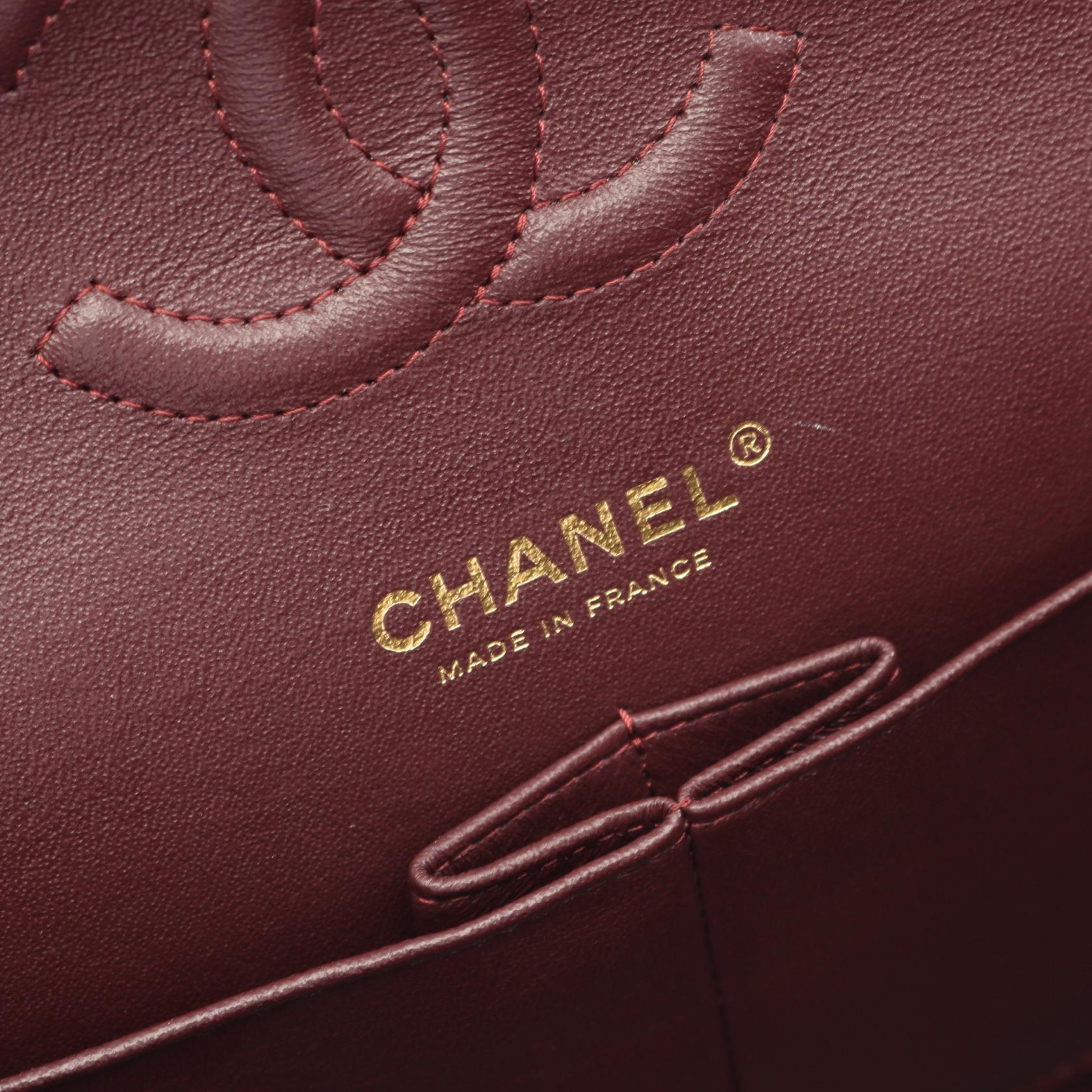 Chanel Matelasse Lambskin Double Flap Shoulder Bag - Image 4