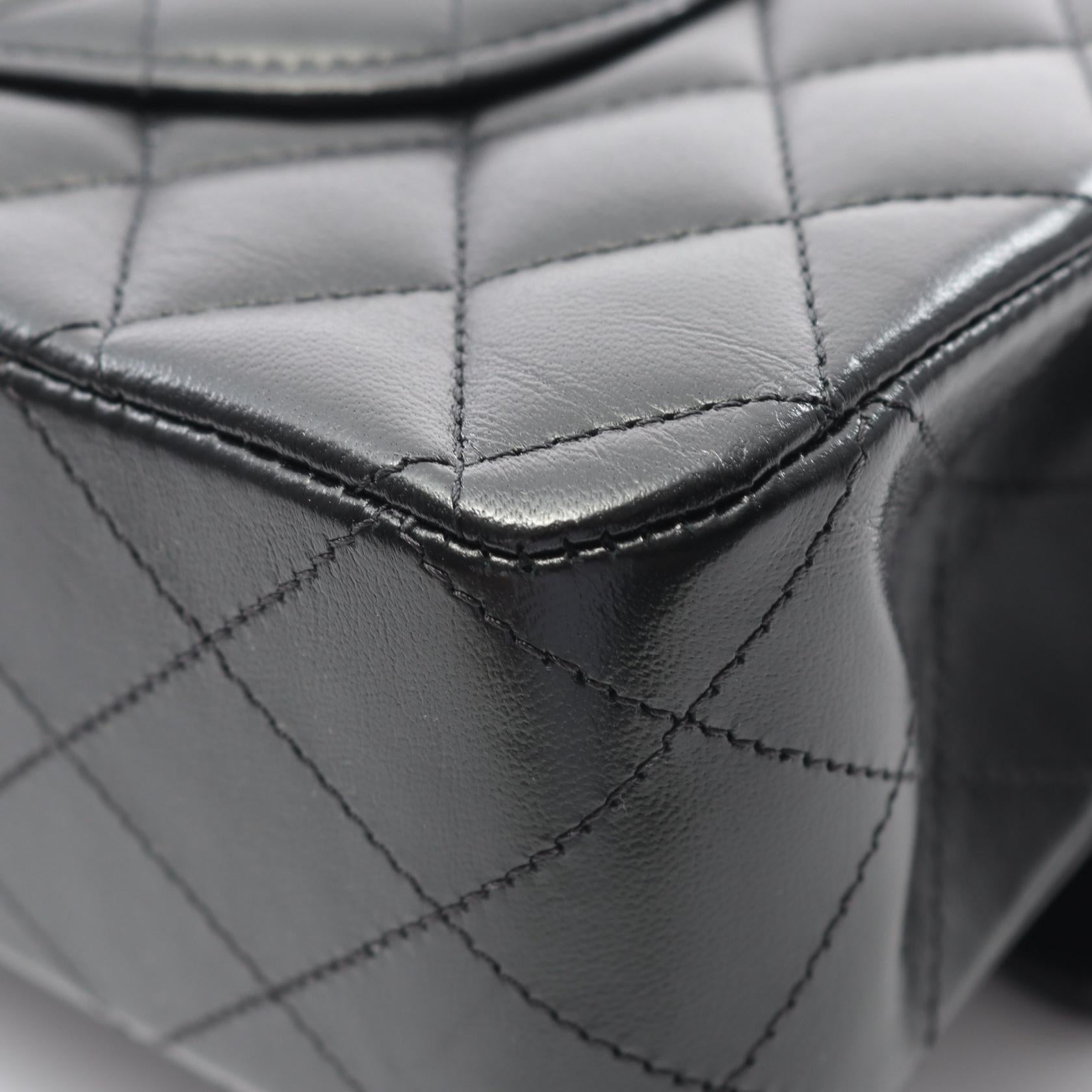 Chanel Matelasse Lambskin Double Flap Shoulder Bag - Image 7