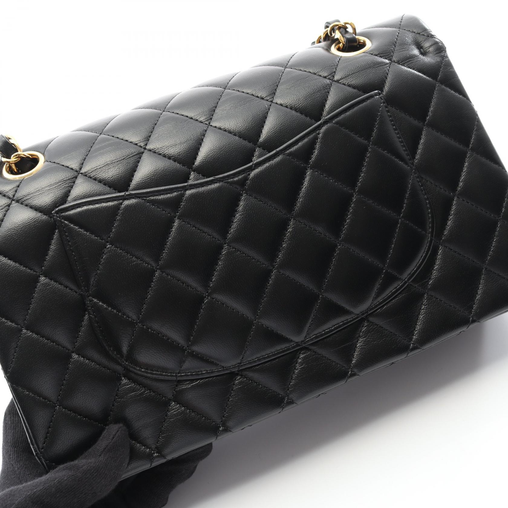 Chanel Matelasse Lambskin Double Flap Shoulder Bag - Image 8