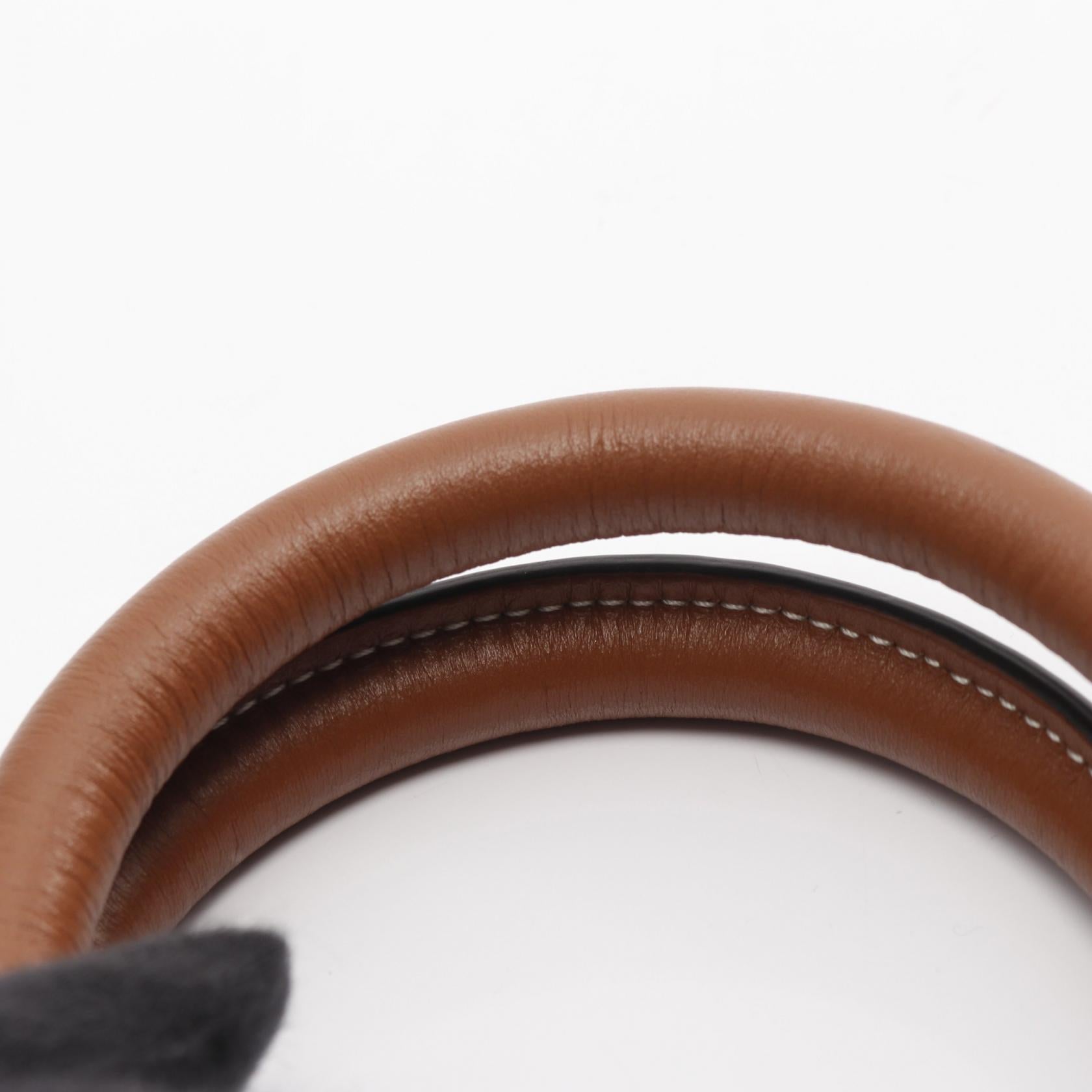 Celine Mini Vertical Cabas Triomphe PVC Coated Canvas Leather 2way Bag - Image 6