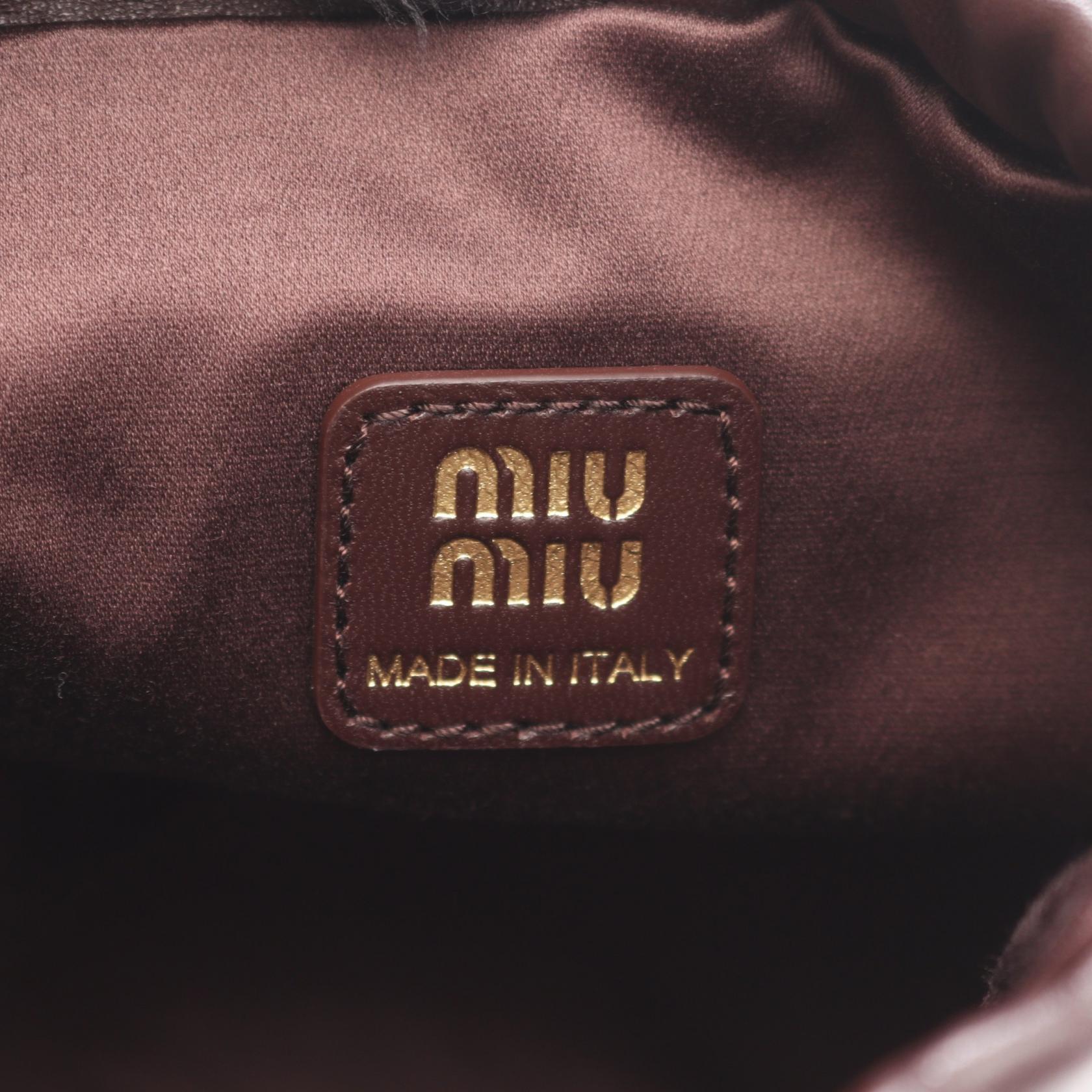 Miu Miu NAPPA Leather Pouch - Image 4