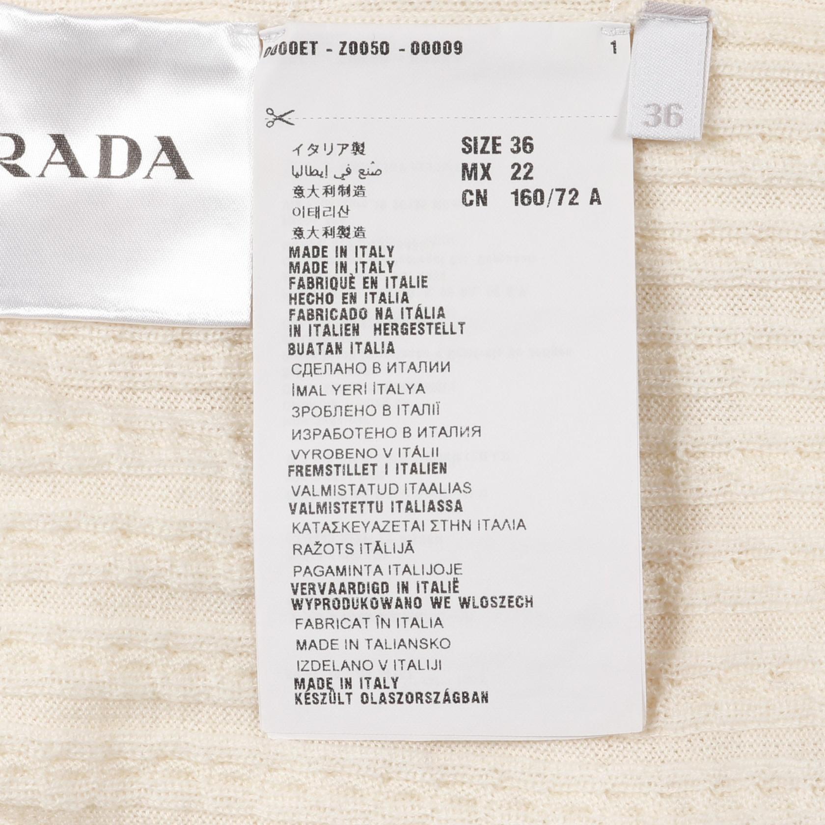 Prada Wool Knit Top - Image 5