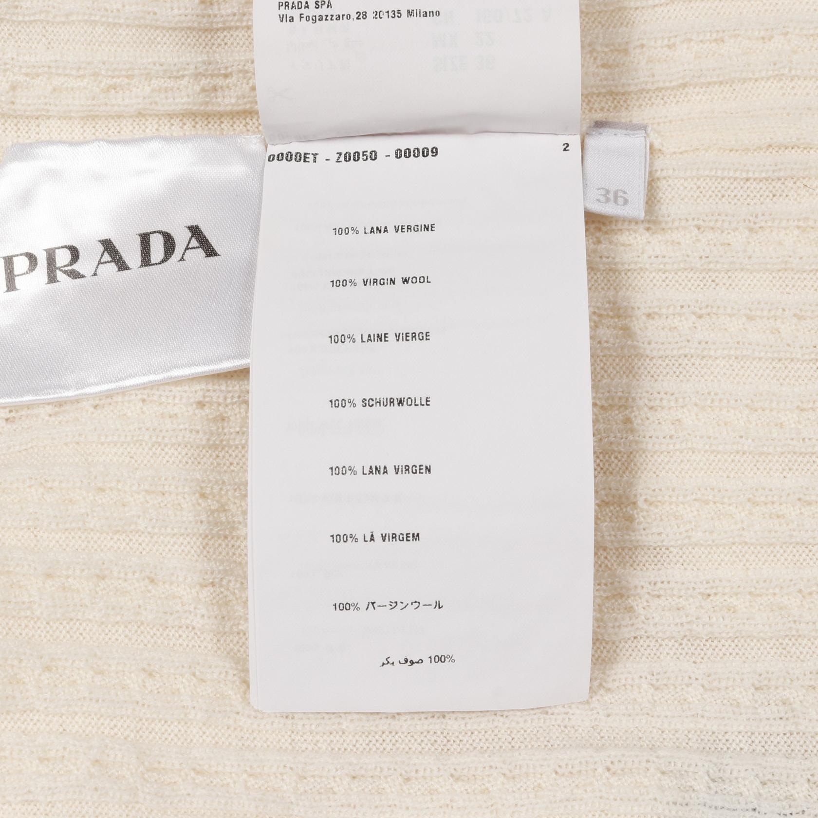 Prada Wool Knit Top - Image 6